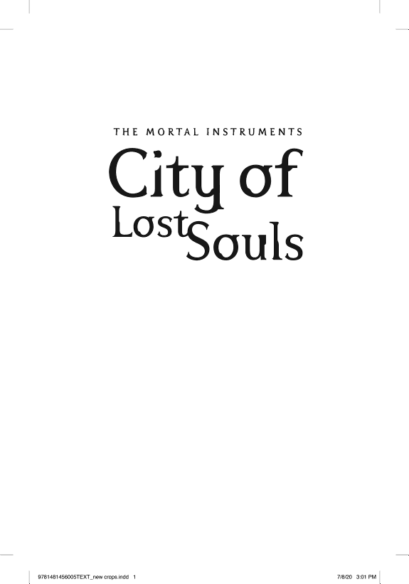 City of Lost Souls
