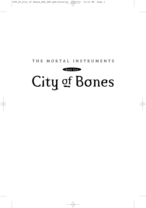 City of Bones